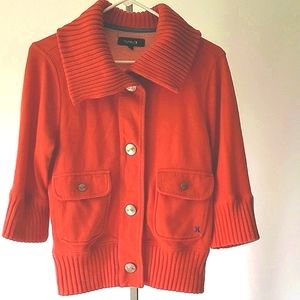 Hurley Girls Orange/Coral Thick Jacket Size XL